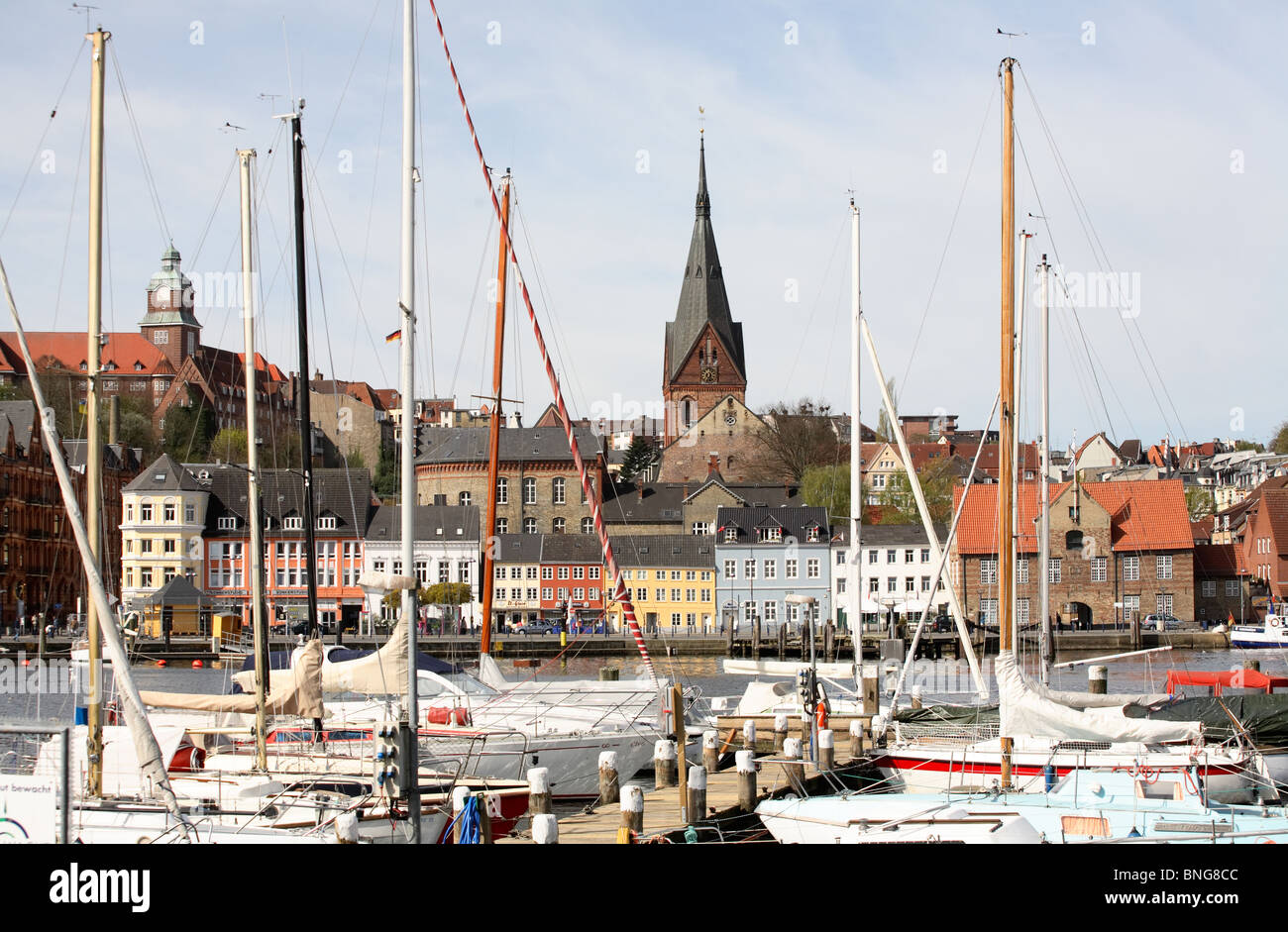 The Flensburg Fjord On The West Shore Flensburg Germany Stock Photo the-flensburg-fjord-on-the-west-shore-flensburg-germany-stock-photo