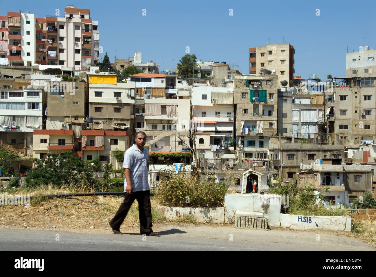 urbanism Beirut suburbs Lebanon Stock Photo