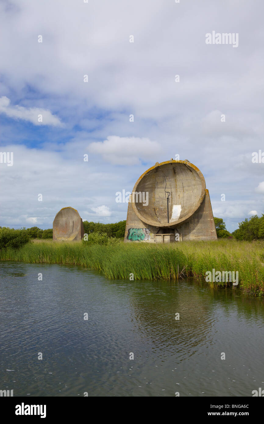 Acoustic mirror complex,, Denge, near Dungerness, Kent. There are three
