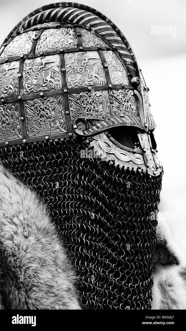 Anglo saxon replica helmet hi-res stock photography and images - Alamy