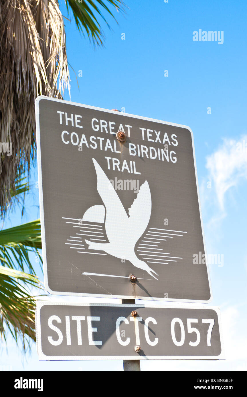 Texas, Port Aransas. Leonabelle Turnbull Birding Center. Stock Photo