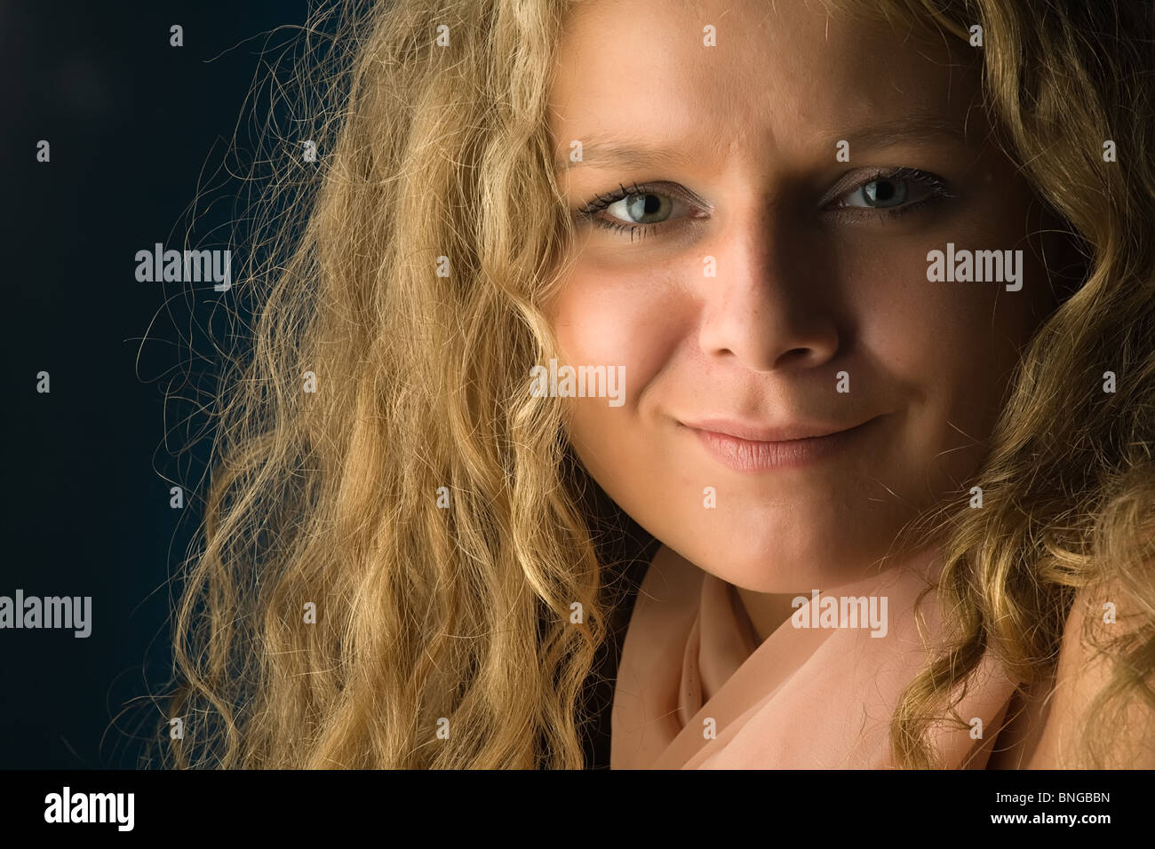 Hair model face Cut Out Stock Images & Pictures - Alamy