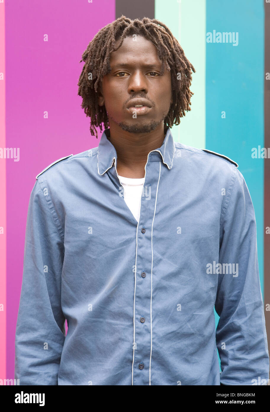 Emmanuel Jal Sudanese musician and former child soldier Stock Photo