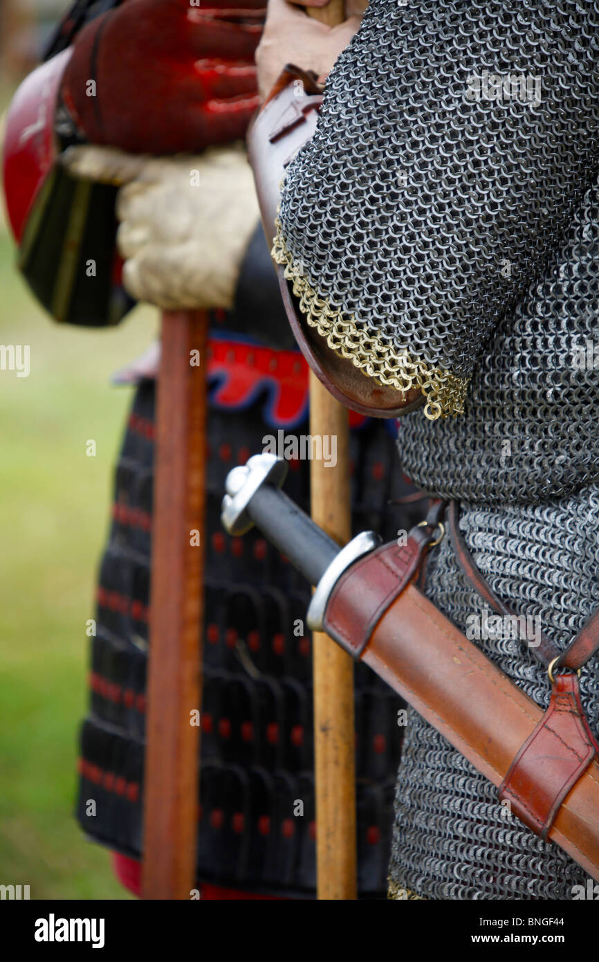 Knight standing sword in hi-res stock photography and images - Alamy