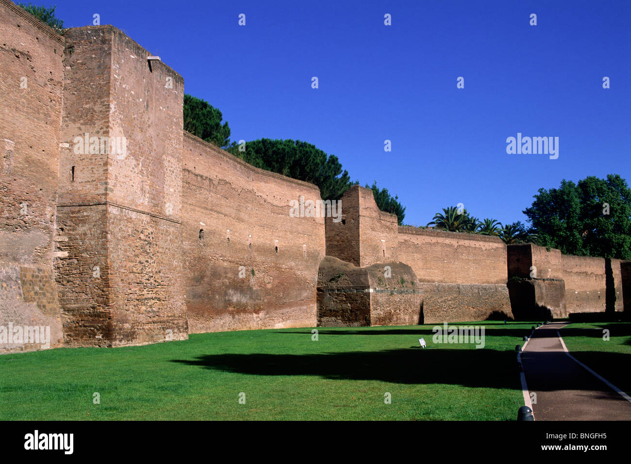 Italy, Rome, Aurelian Walls Stock Photo