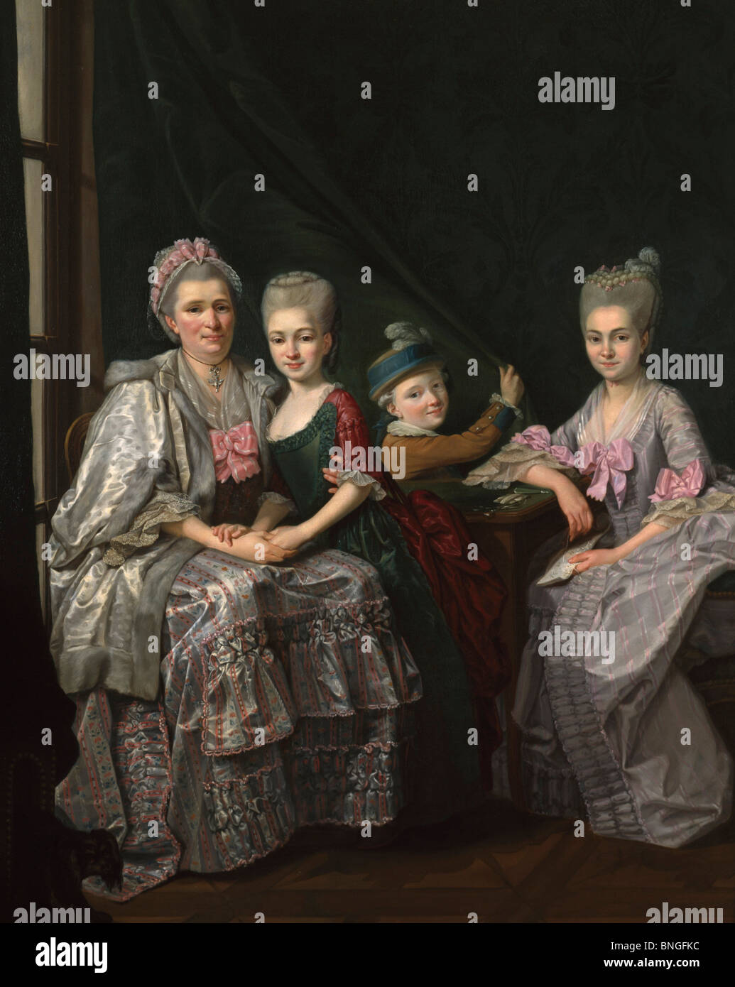 Princess Esterhazy and her children by Antoine Vestier USA Florida