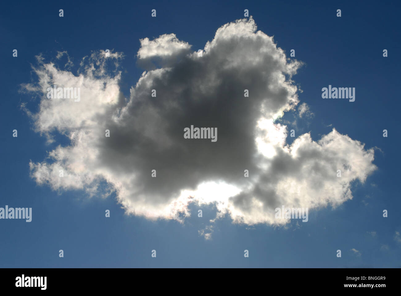 Every dark cloud has a silver lining Stock Photo - Alamy