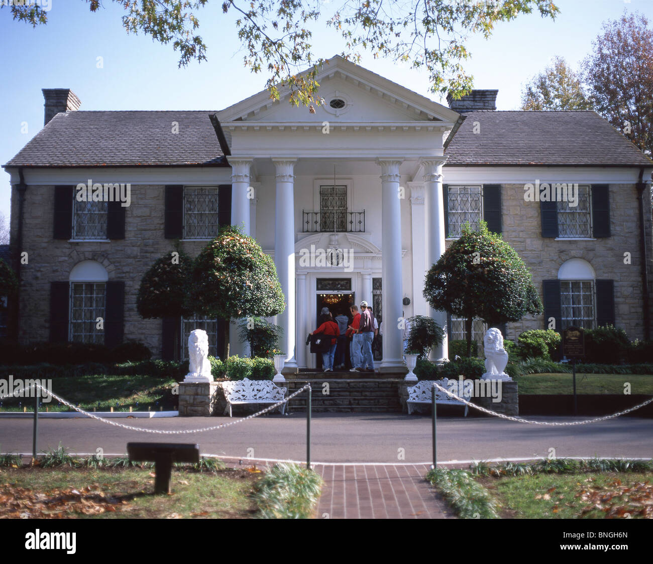 Graceland Mansion, Elvis Presley Boulevard, Whitehaven, Memphis, Tennessee, United States of America Stock Photo