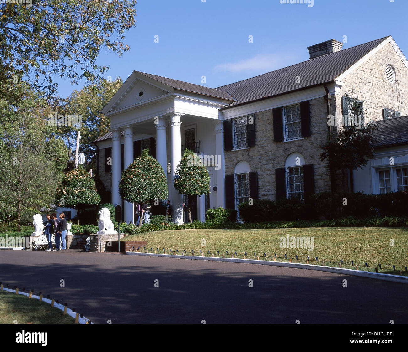 Graceland Mansion, Elvis Presley Boulevard, Whitehaven, Memphis, Tennessee, United States of America Stock Photo