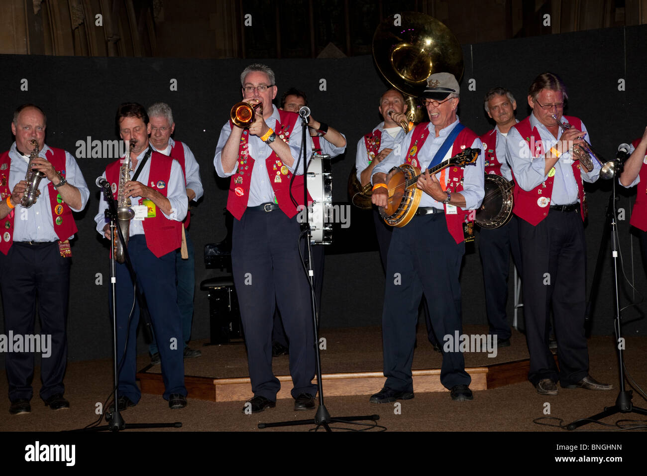 Lamarotte Dutch Jazz Band playing at Jazz Festival Upton upon Severn