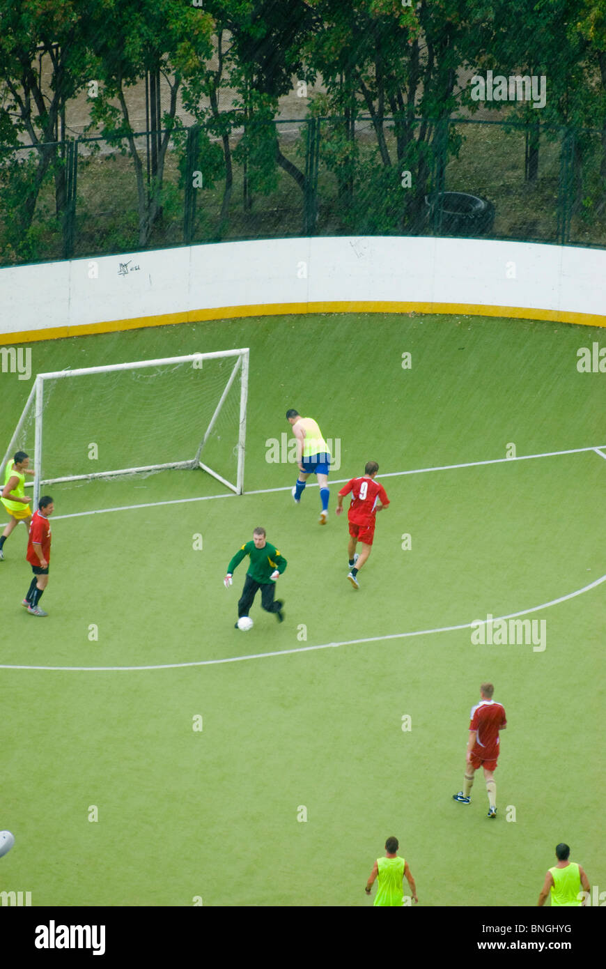 Football rain training hires stock photography and images Alamy