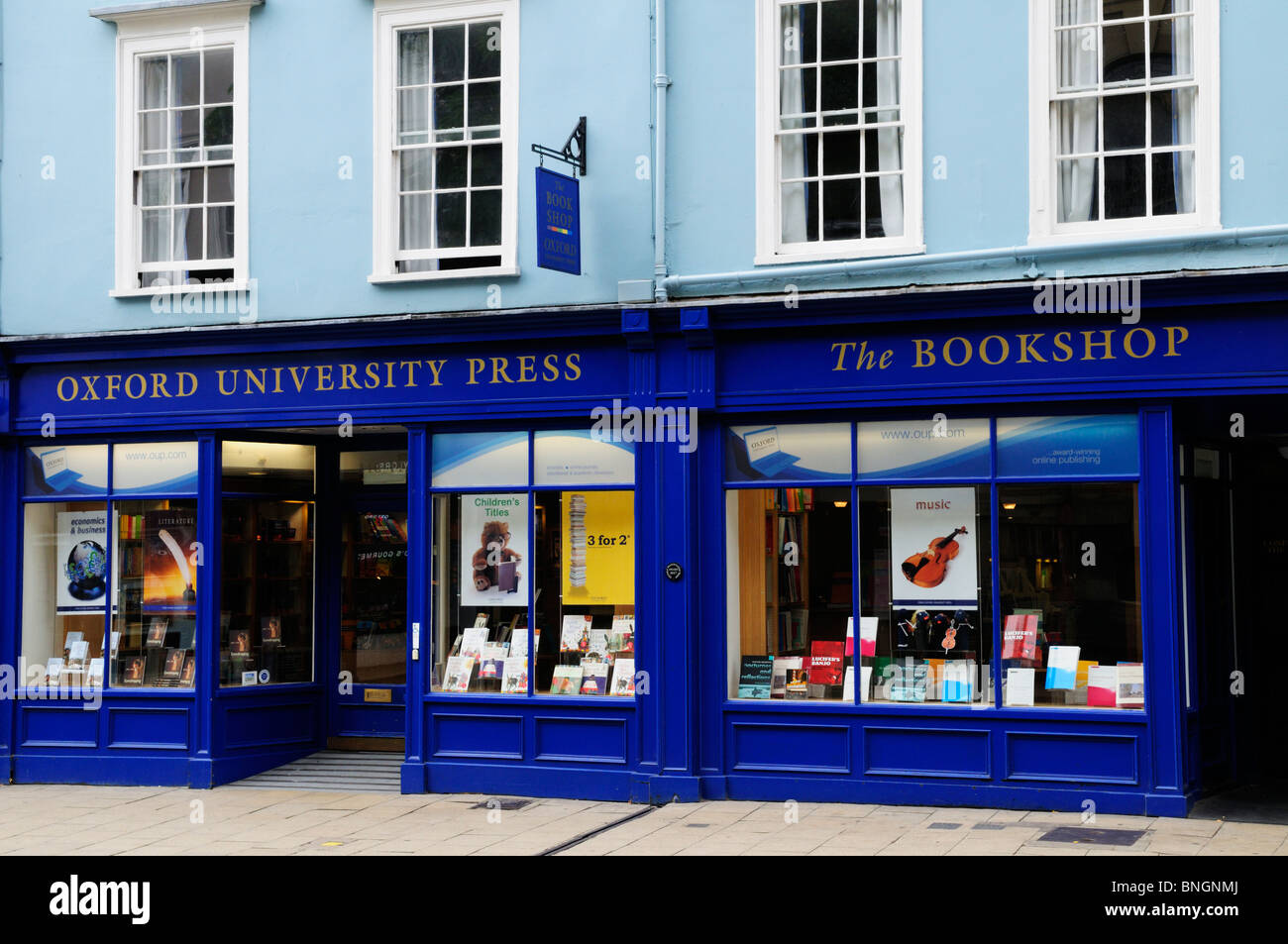 Oxford University Press Bookshop, Oxford, England, UK Stock Photo