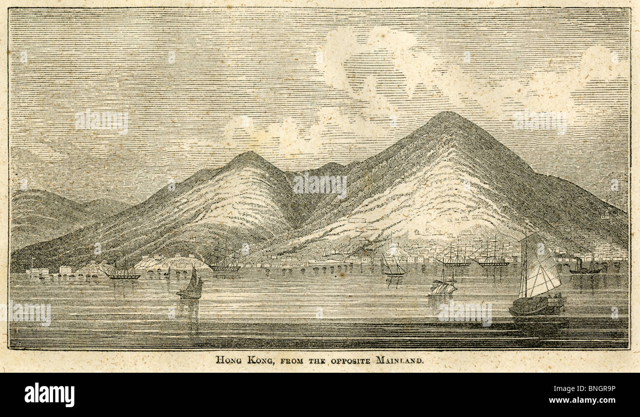 Circa 1810 engraving, view of 