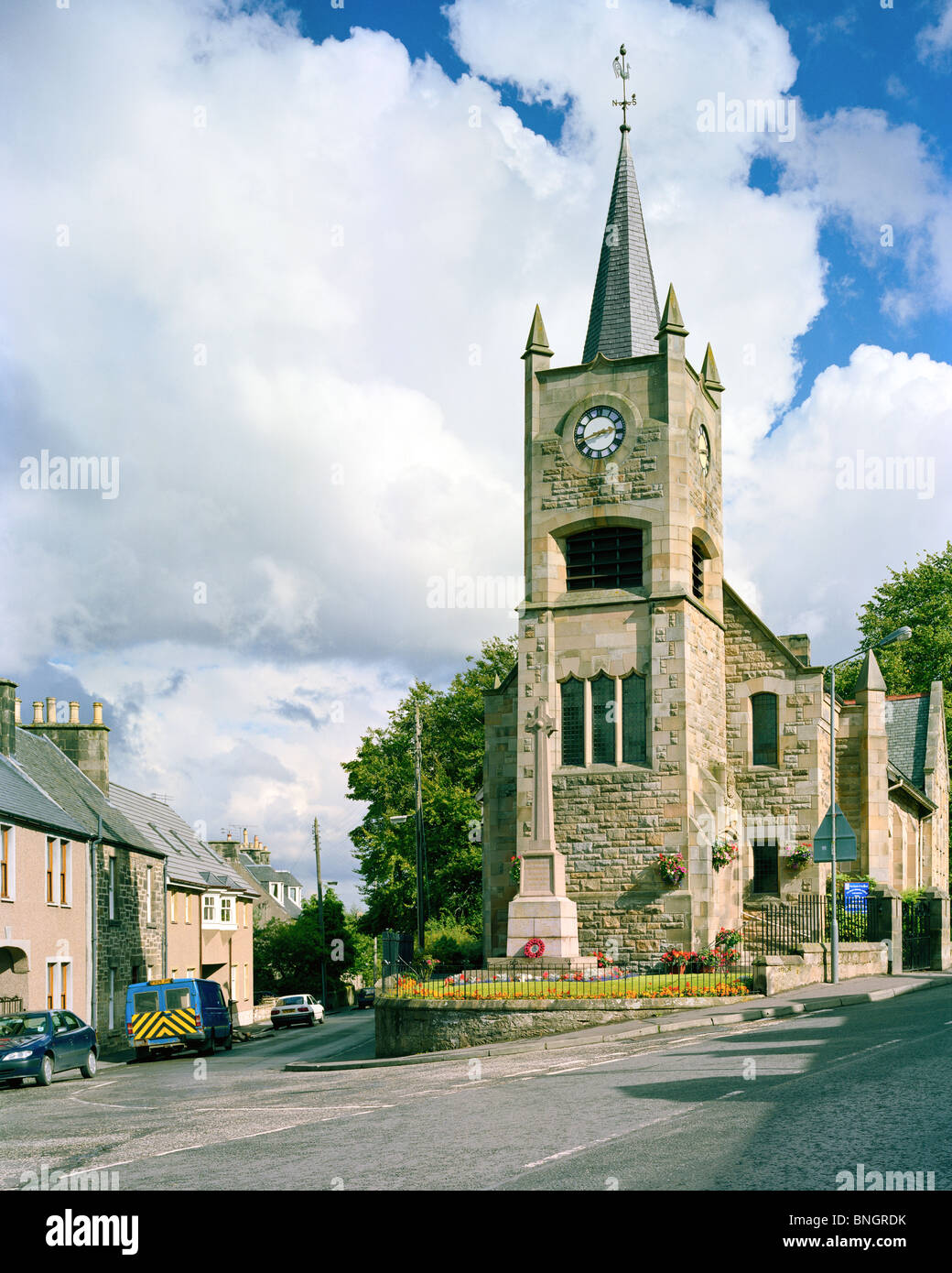 Bruce Memorial Church Cambusbarron suburb Stirling Scotland Stock Photo