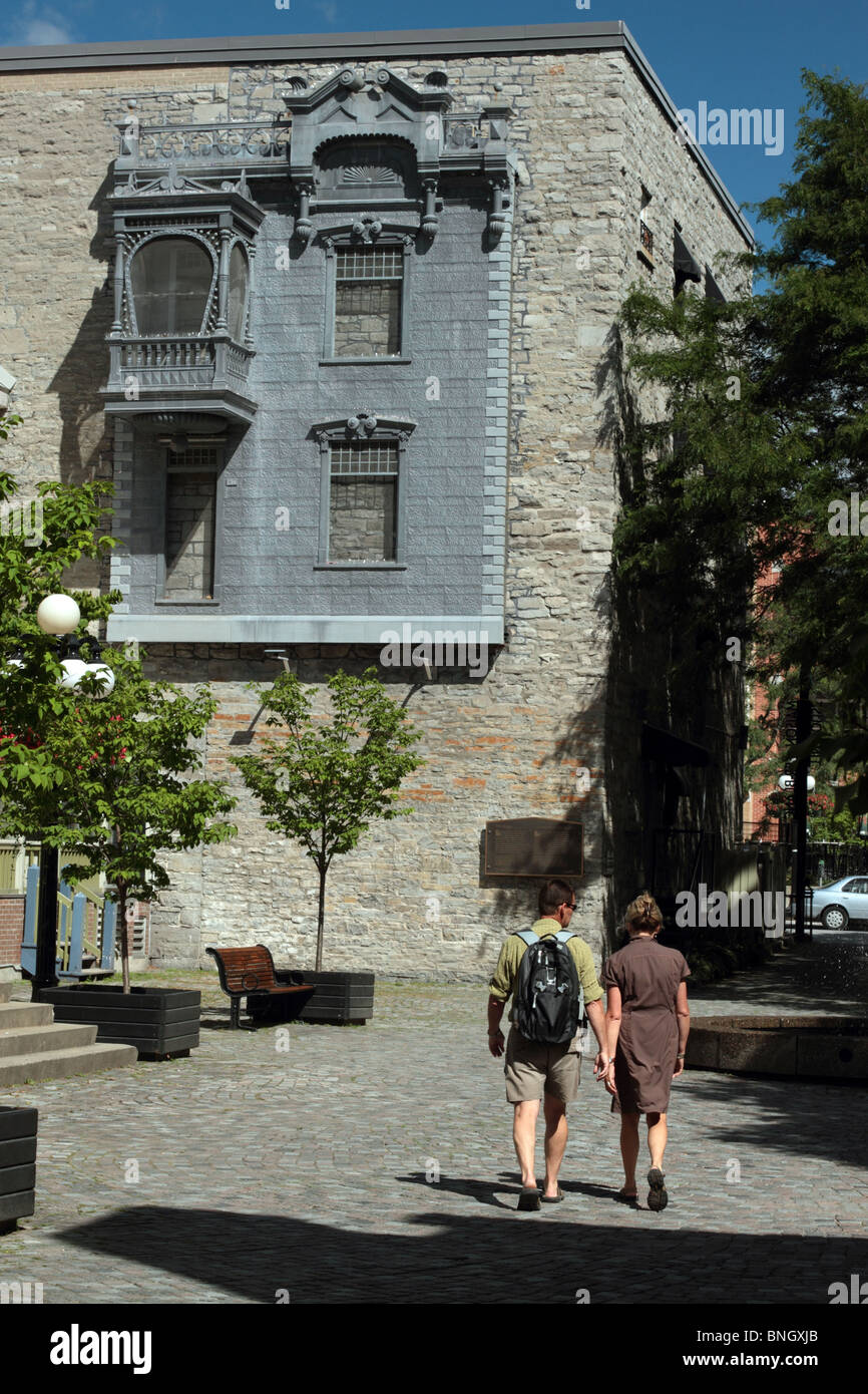 Tin House Court In The Byward Market Area Of Ottawa, Canada Stock Photo