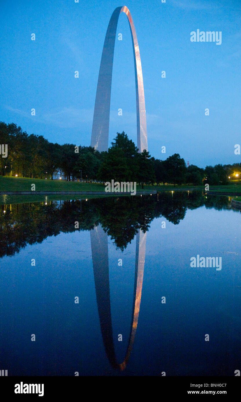 ST. Louis, Missouri - Gateway Arch Stock Photo
