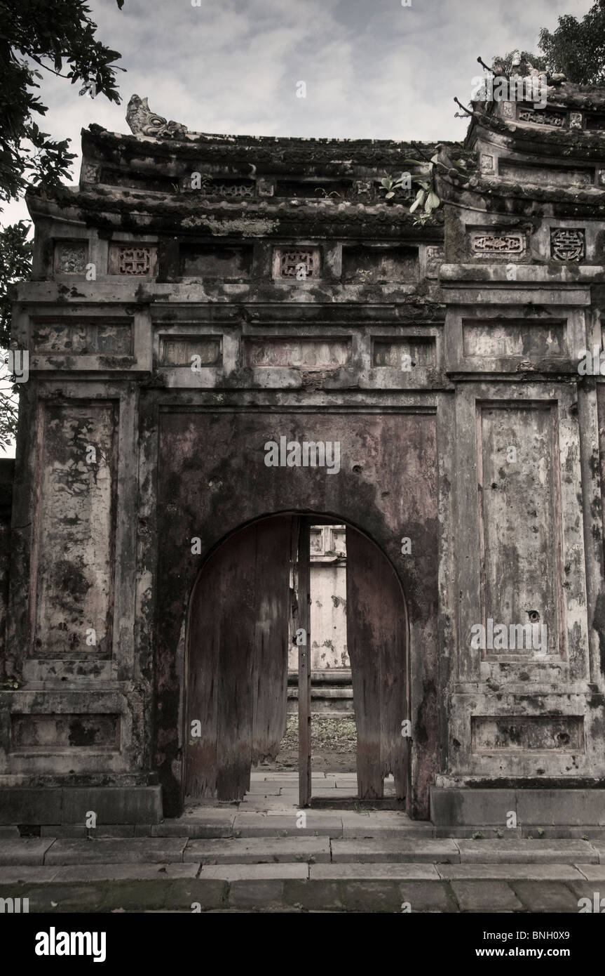 Old Archway, Hue, Vietnam Stock Photo