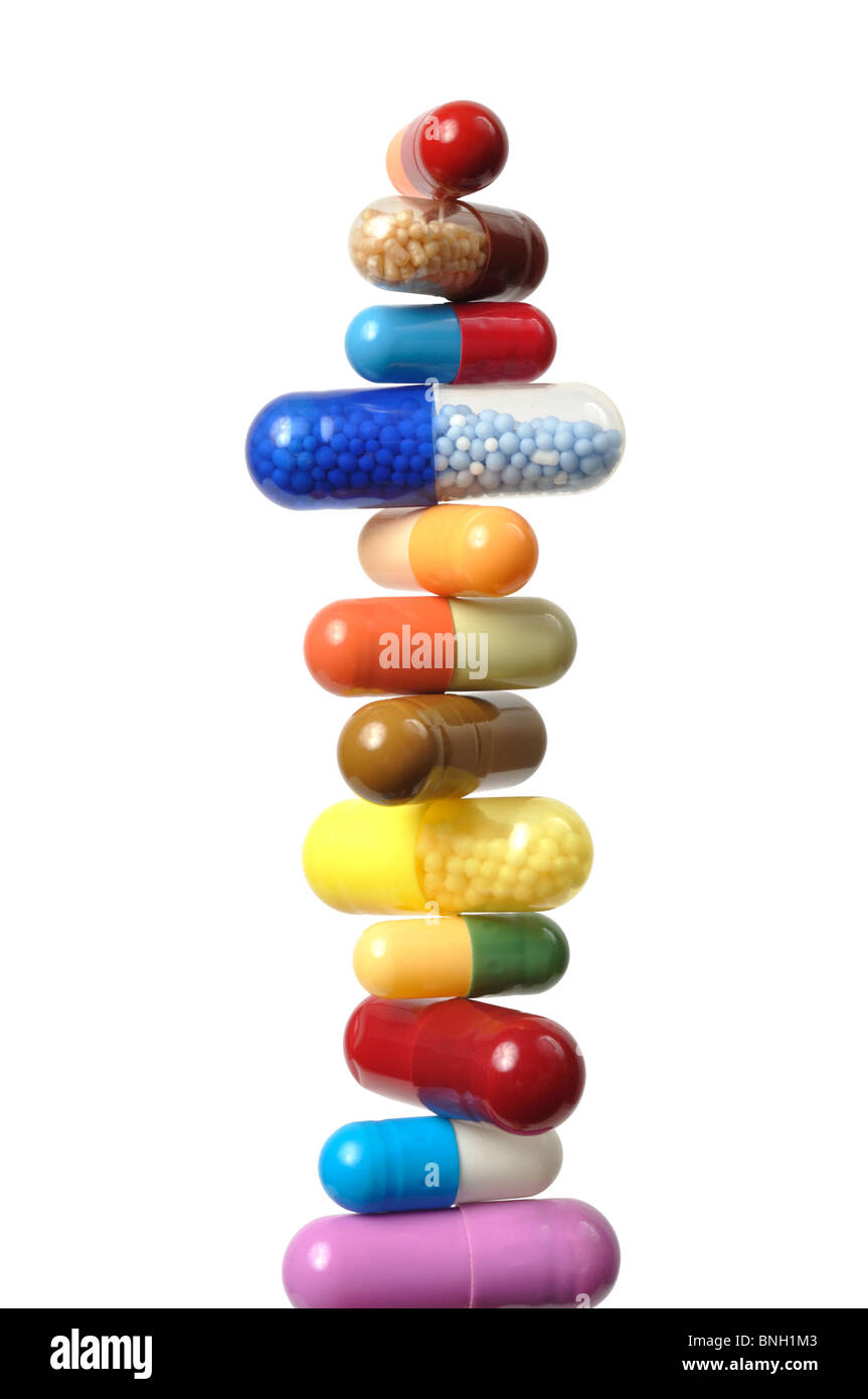 Stack of capsukles hi-res stock photography and images - Alamy