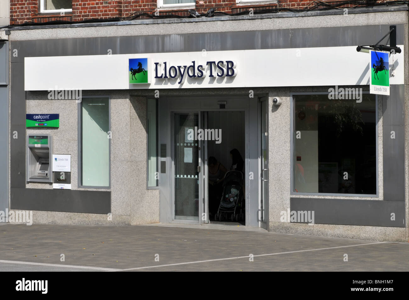 Lloyds Bank high street branch premises Stock Photo