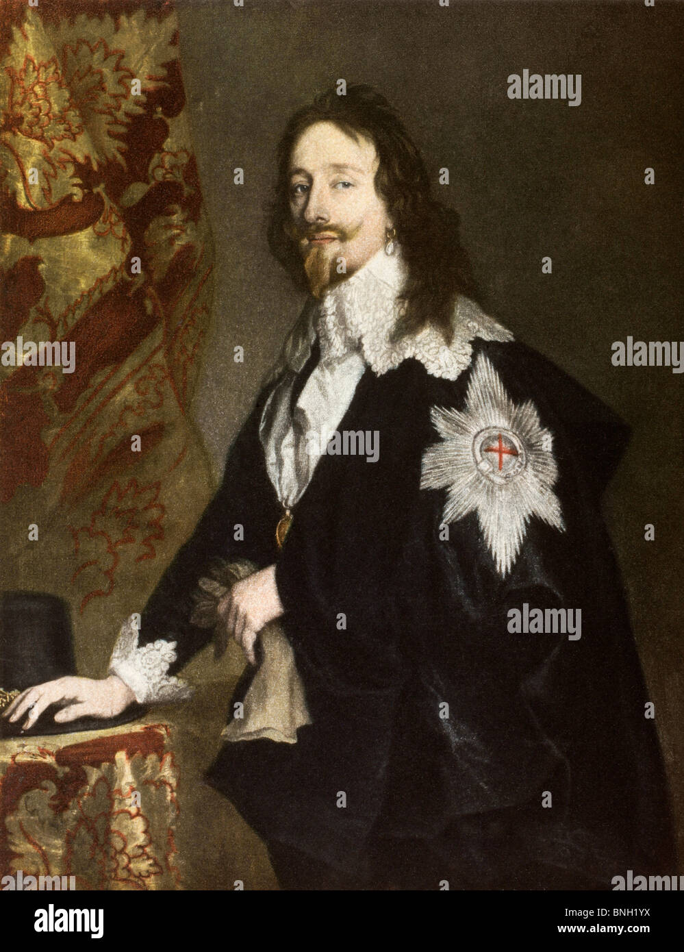 King Charles I of England 1600 - 1649. Stock Photo
