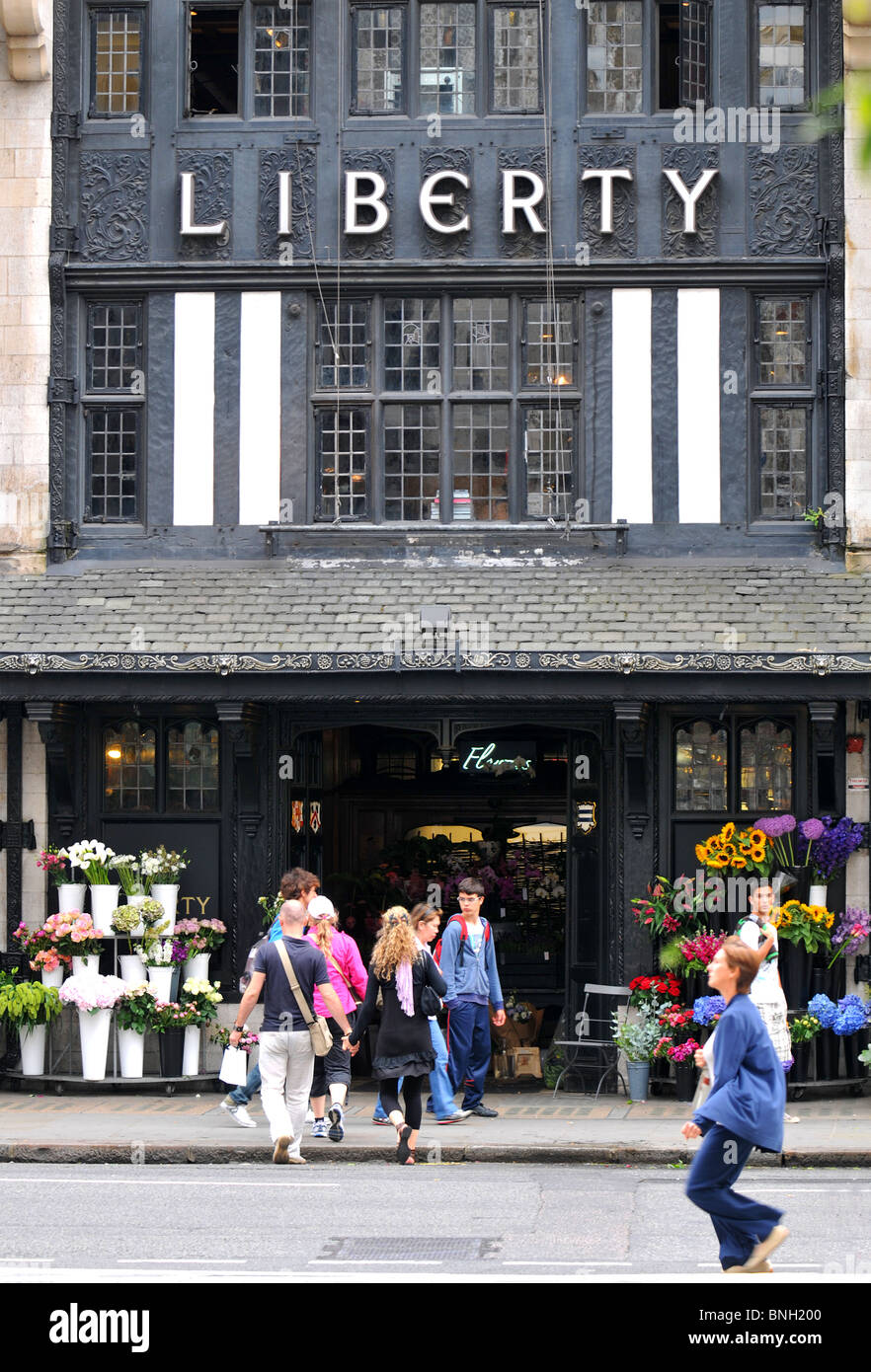 Liberty Department Store, Great Marlborough Street, London, England Stock Photo