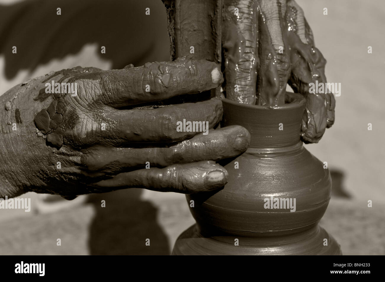Hand made ceramic pots, Durbar Square, Nepal Stock Photo Alamy
