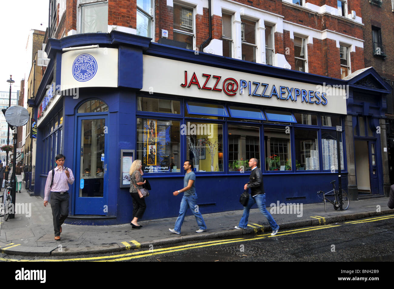Jazz Club, Jazz Pizza Express, Dean Street, Soho, London, England Stock Photo Alamy