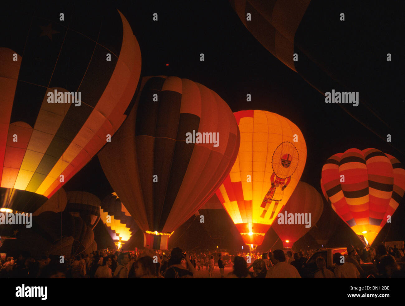 The International Balloon Festival in Albuquerque, New Mexico is the