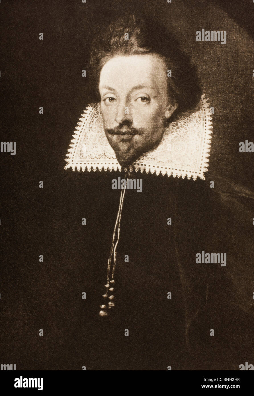 Sir Thomas Herbert, 1st Baronet, 1606 – 1682. English traveller and historian. Stock Photo