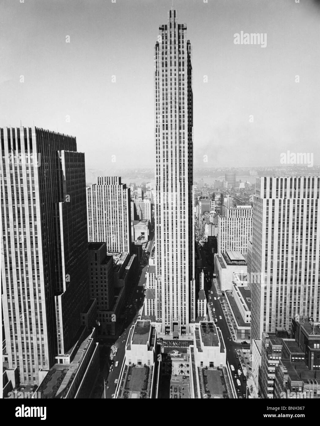 USA, New York, New York City, Manhattan, Rockefeller Center Stock Photo