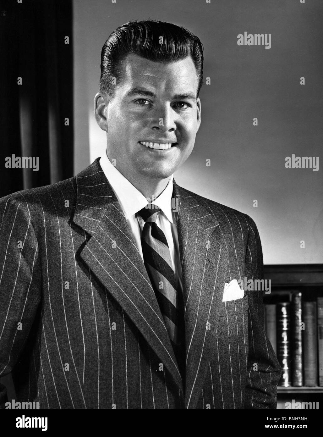 Cheerful portrait young adult man Black and White Stock Photos & Images ...
