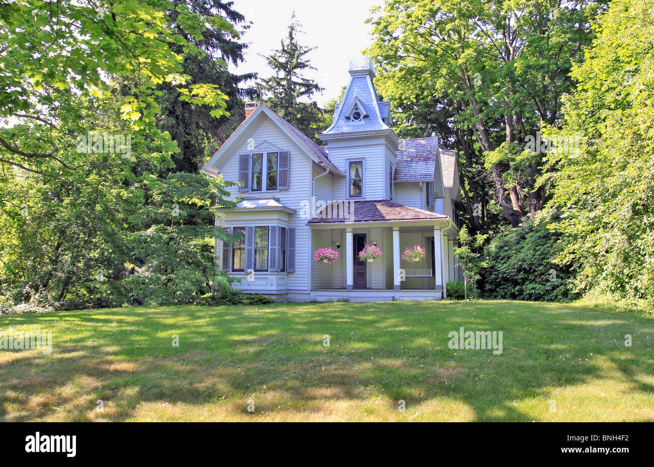 Old Victorian house Main St. Setauket Long Island NY Stock Photo Alamy