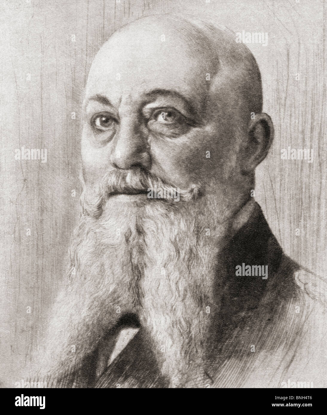 Alfred von Tirpitz, 1849 to 1930. German Admiral, Secretary of State of the German Imperial Naval Office. Stock Photo