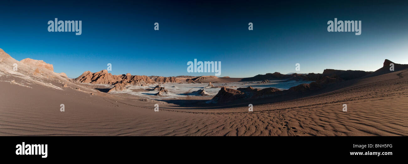 Valle De Luna Atacama, Chile ( the valley of the moon ) Stock Photo