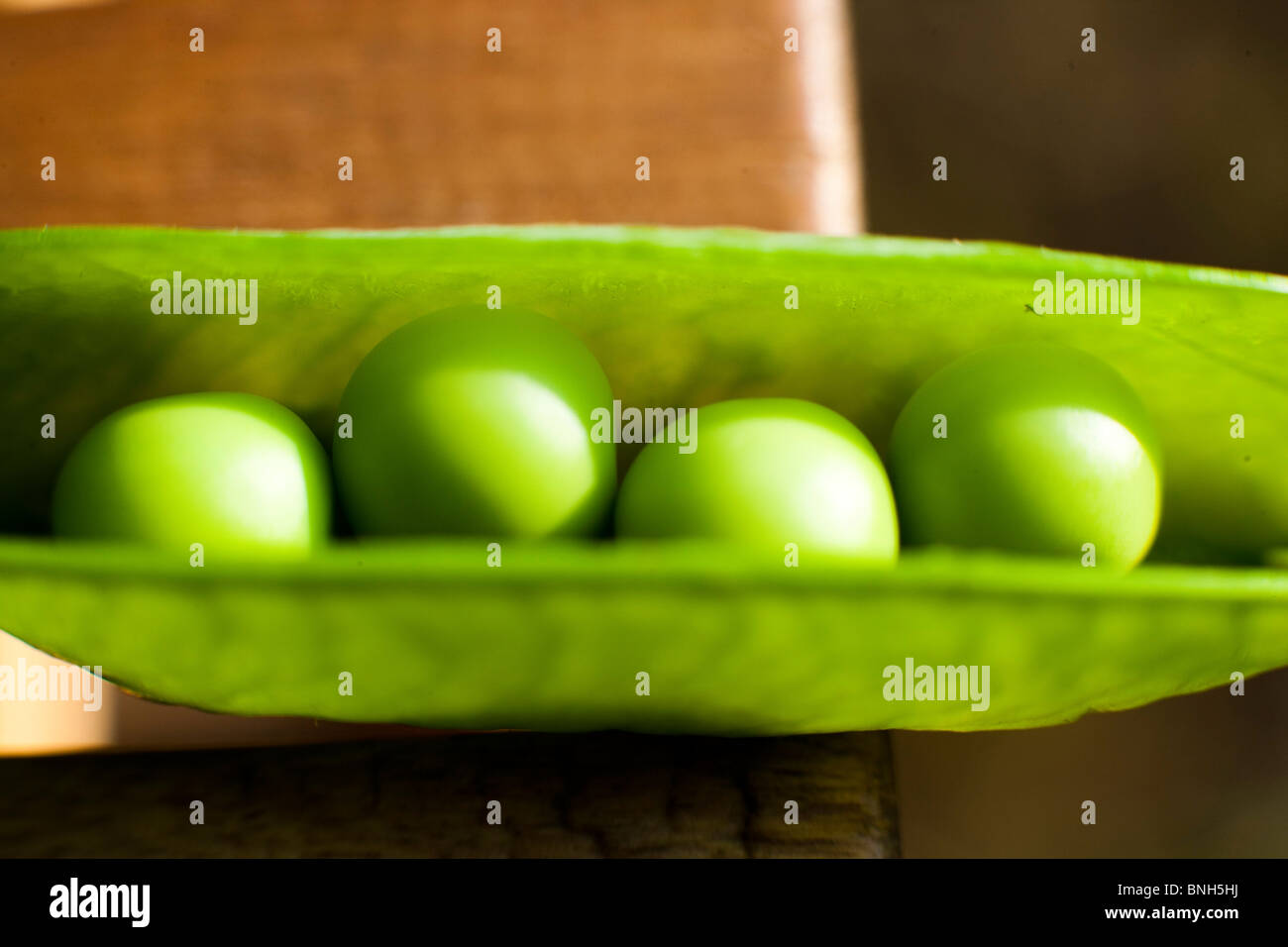 Fresh green peas in pod Stock Photo Alamy