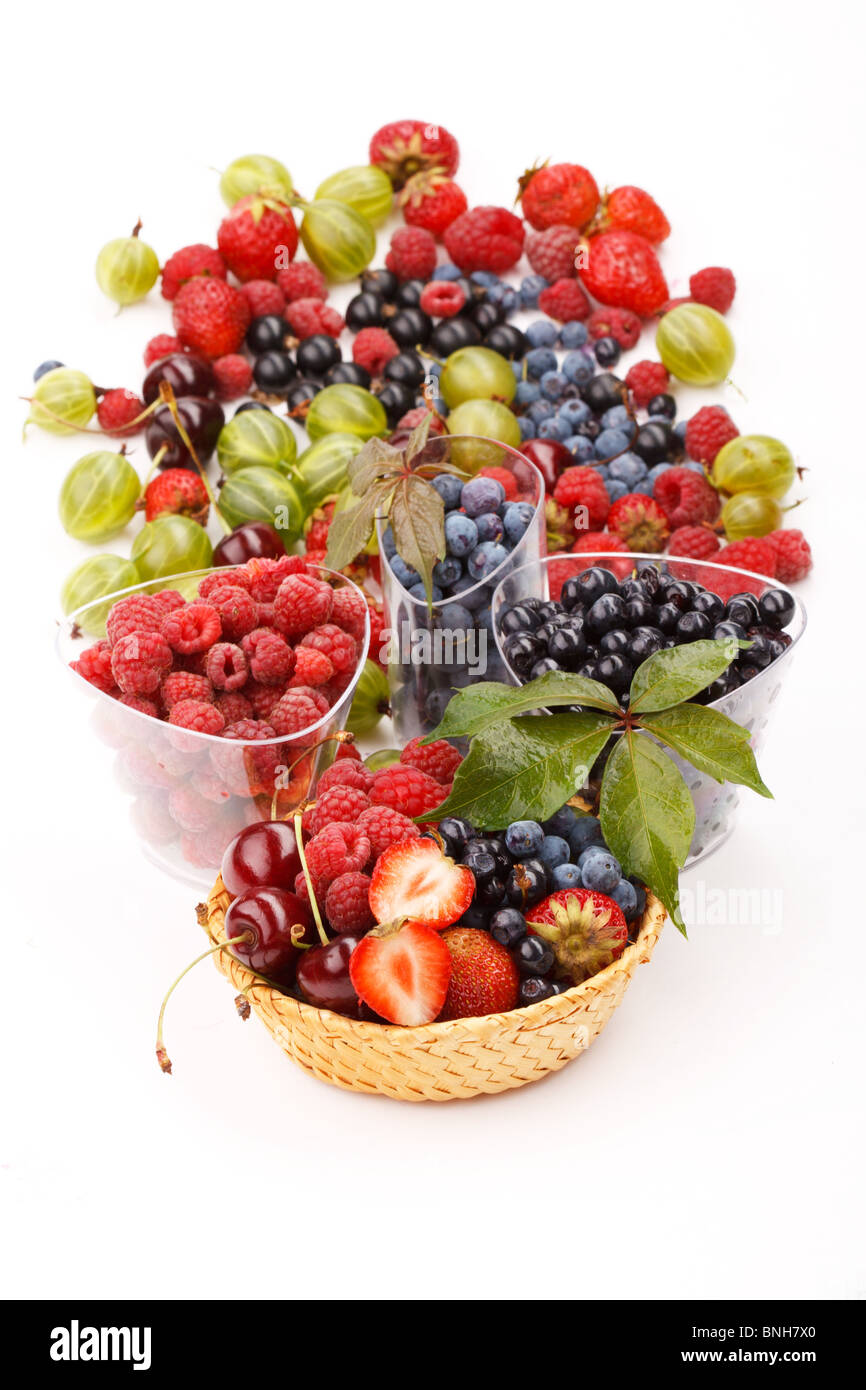 different kinds of berries Stock Photo - Alamy