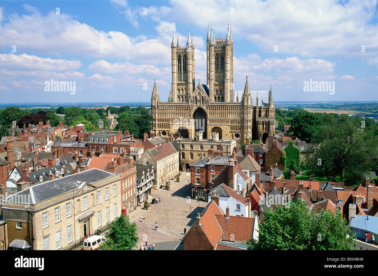 UK Lincoln city United Kingdom Great Britain England Lincolnshire Old ...