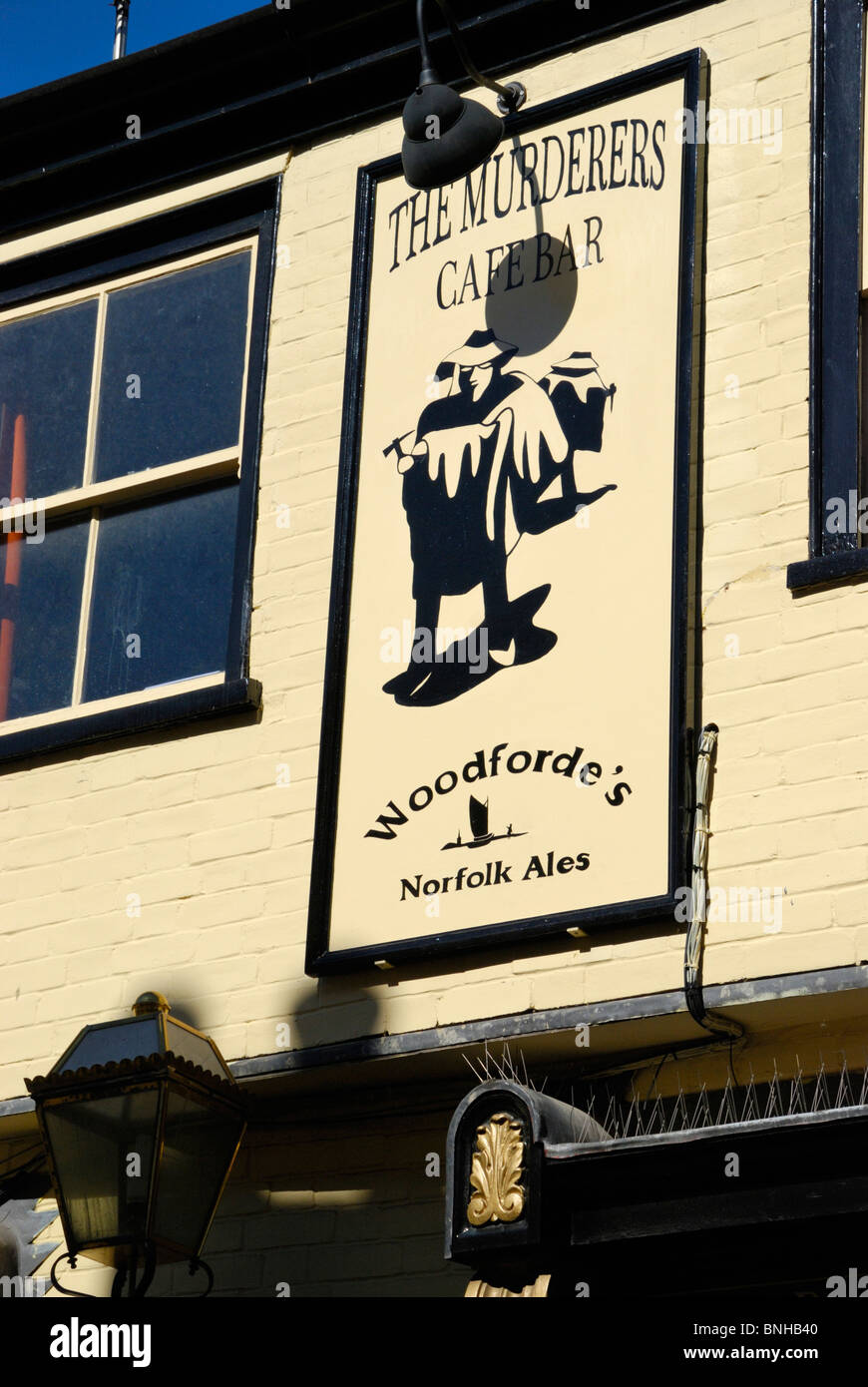 The Murderers cafe bar, Norwich, Norfolk, England Stock Photo