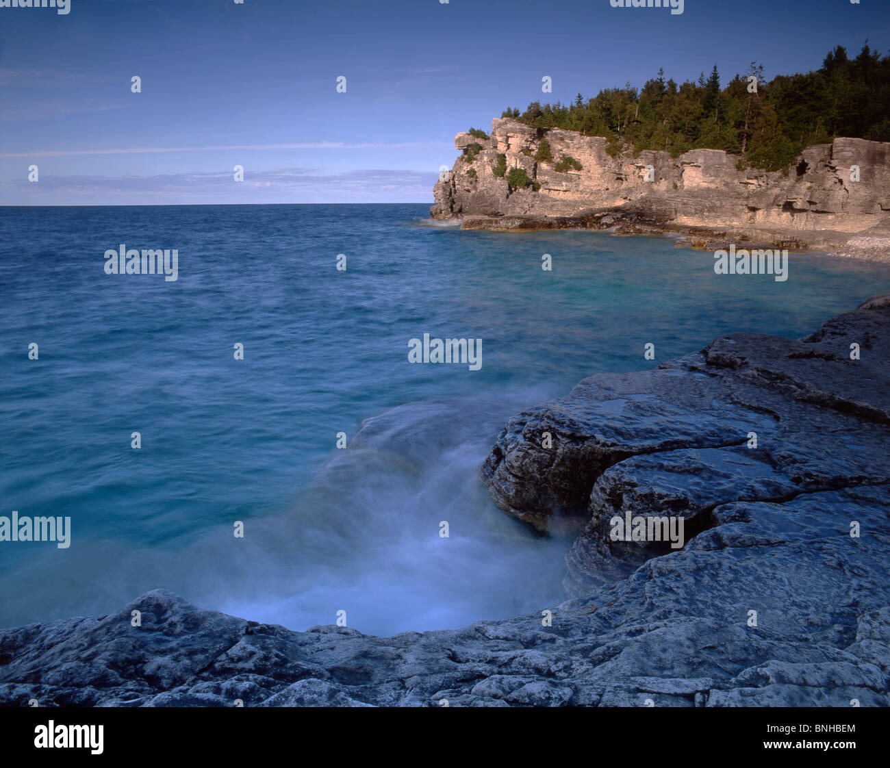 Canada Lake Huron Ontario Bruce Trail Bruce Peninsula Bay