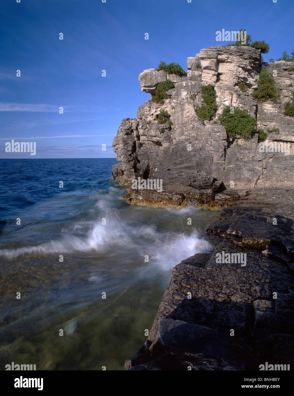 Canada Lake Huron Ontario Bruce Trail Bruce Peninsula Bay