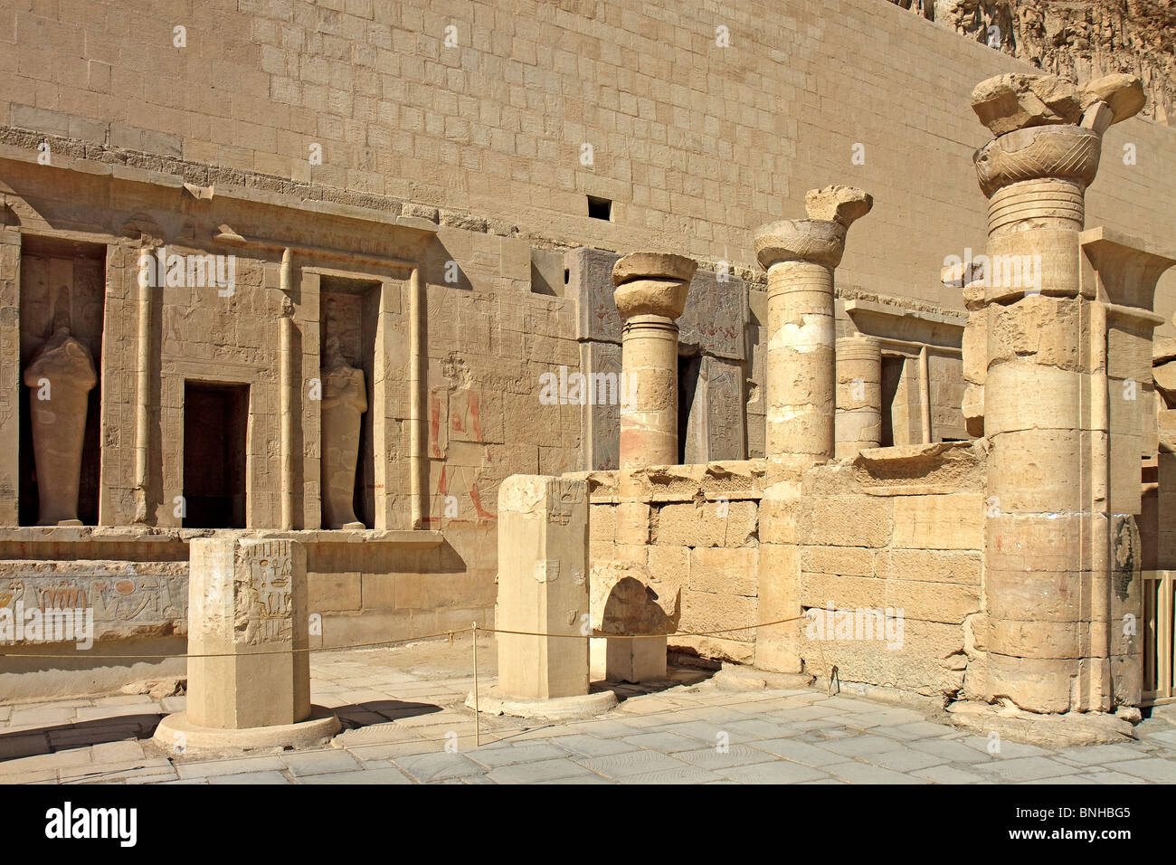 Egypt Luxor Temple Of Queen Hatchepsut Stock Photo