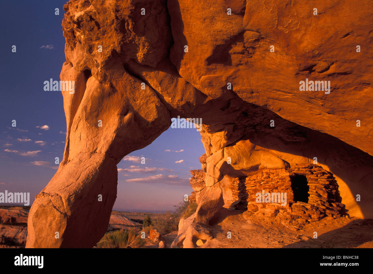 Usa Moab Utah Ruins At Aztec Butte Island In The Sky Canyonlands National Park Rock Rocks Native Americans First Nation Stock Photo