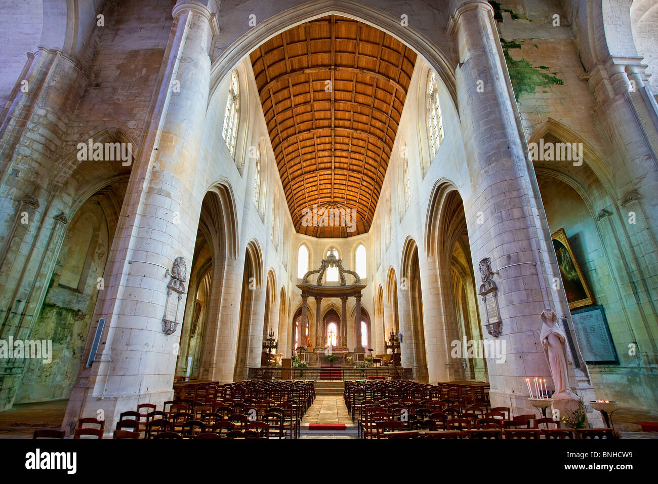 Europe, France, Charente-Maritime (17), Saint-Pierre Cathedral Stock Photo