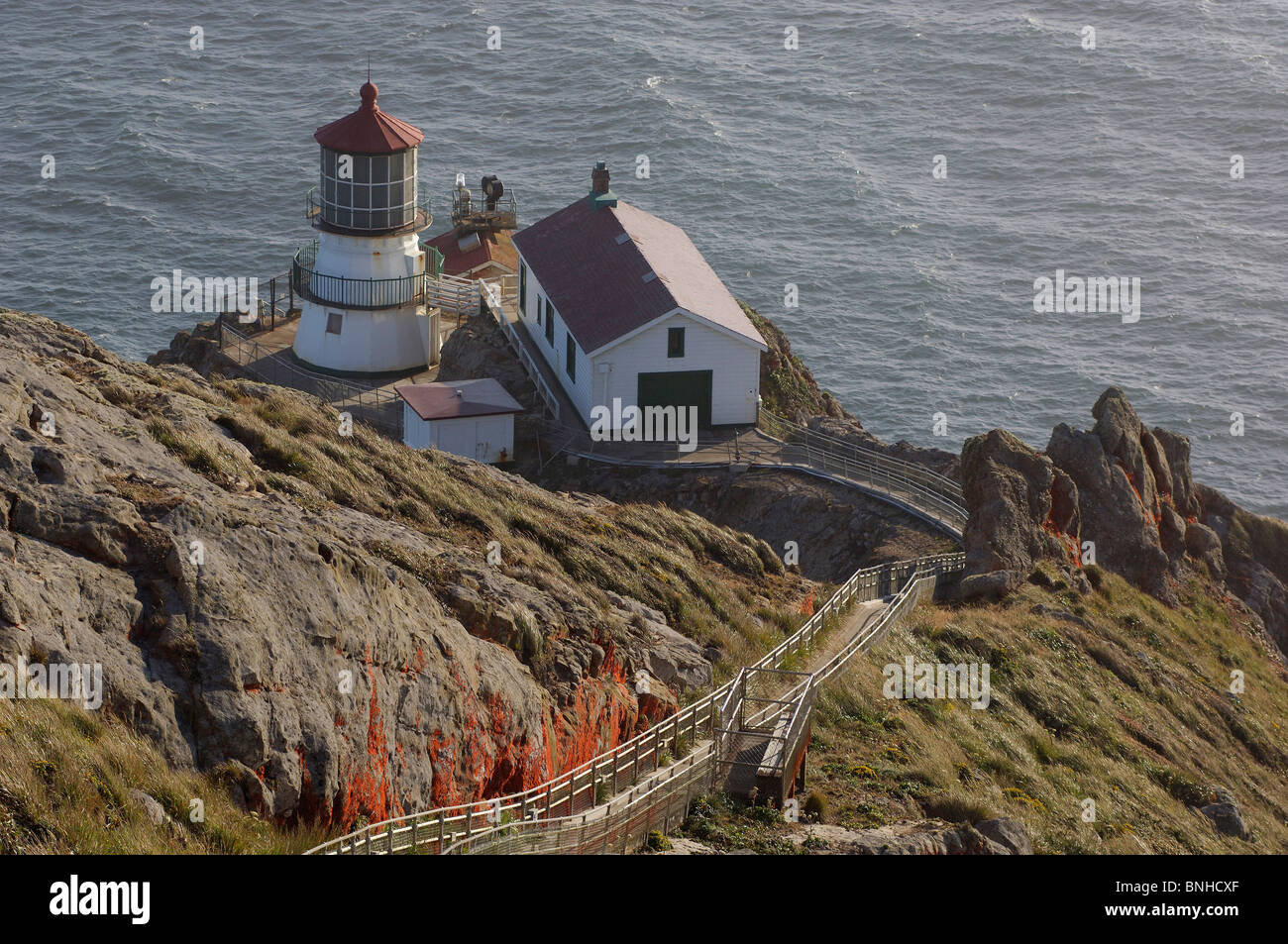 Usa Point Reyes Station California Lighthouse At Point Reyes National Seashore Near Point Reyes