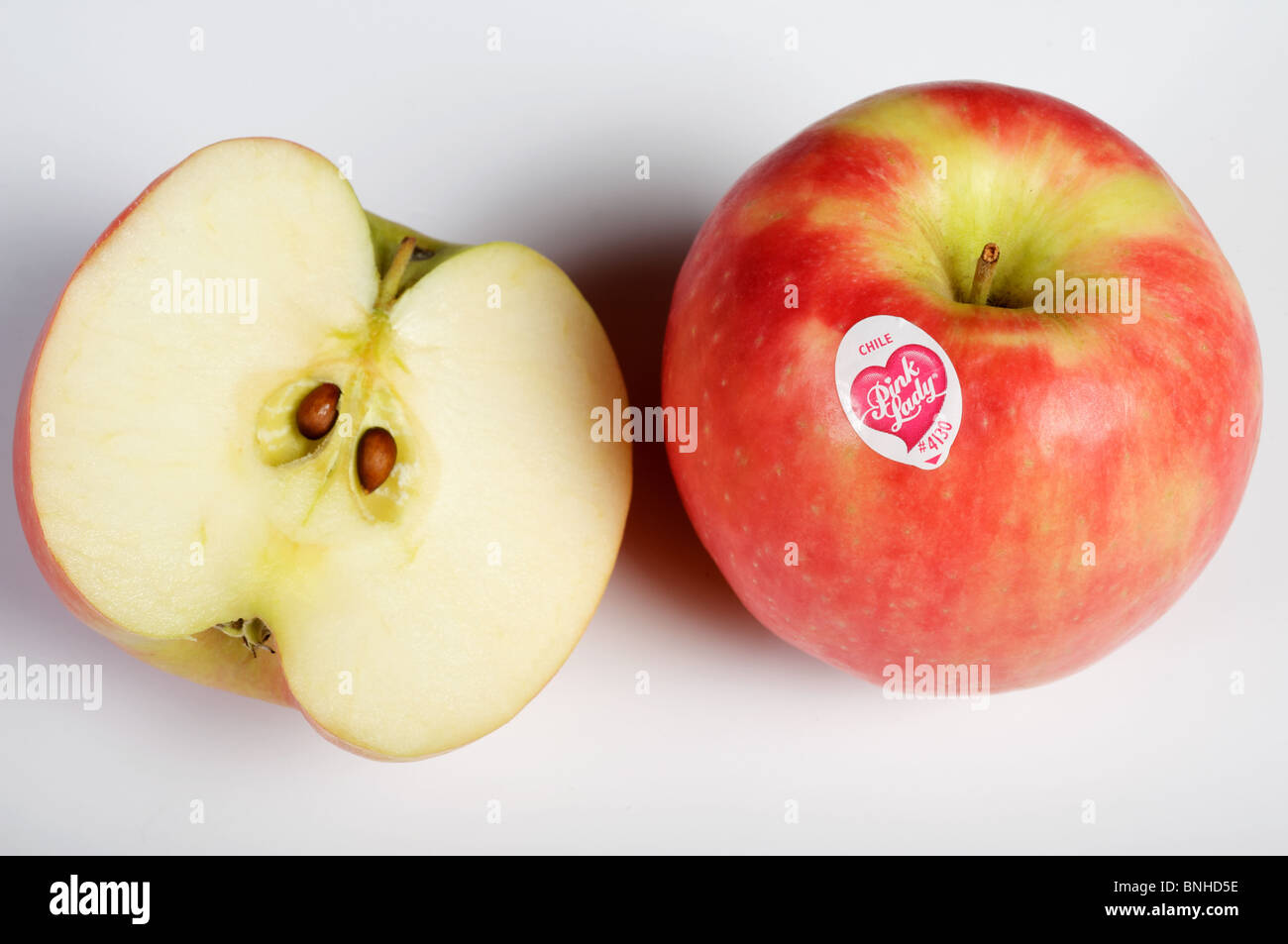 Pink lady eating apple imported hires stock photography and images Alamy