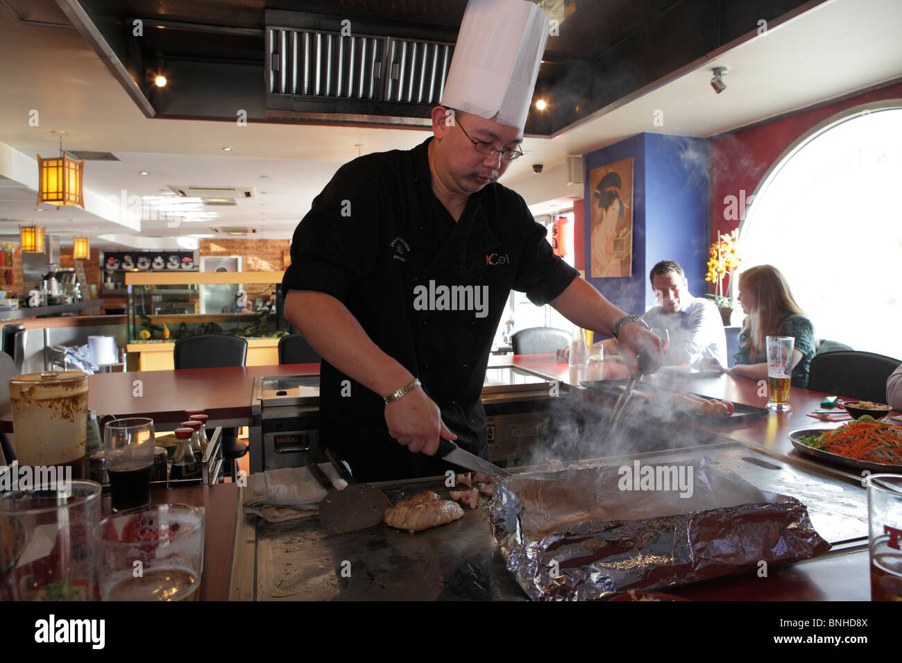 Teppanyaki grill hi-res stock photography and images - Alamy