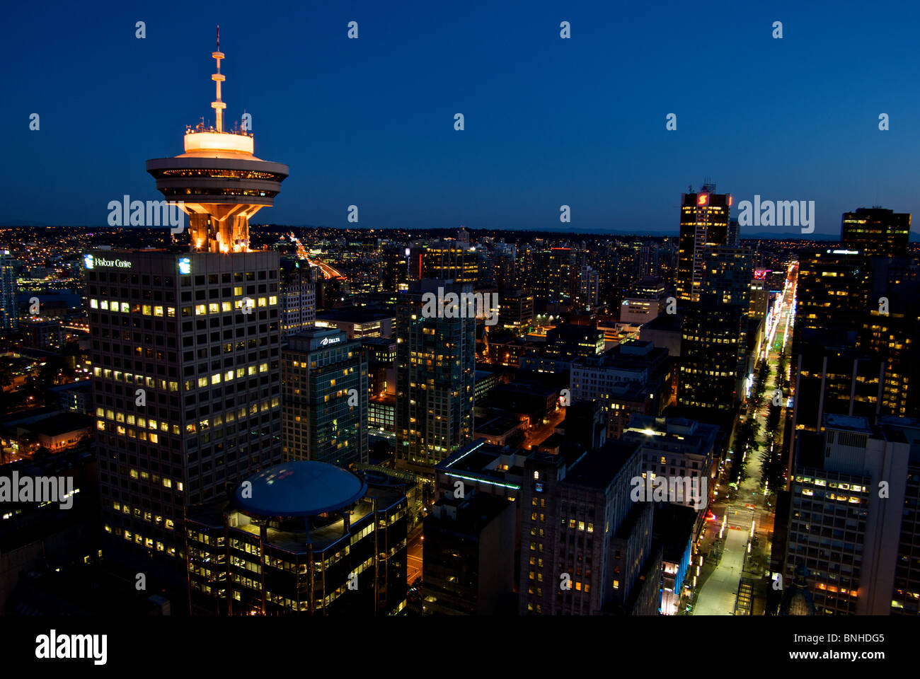 Vancouver aerial skyline hi-res stock photography and images - Alamy