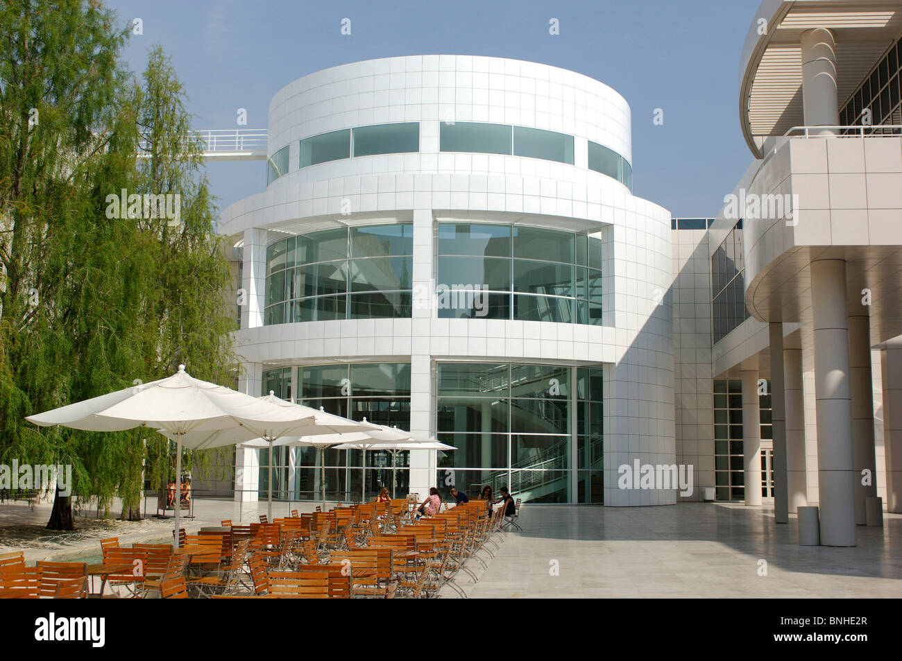 Usa Los Angeles California Getty Center Culture Art Museum Building Architecture United States of America Stock Photo