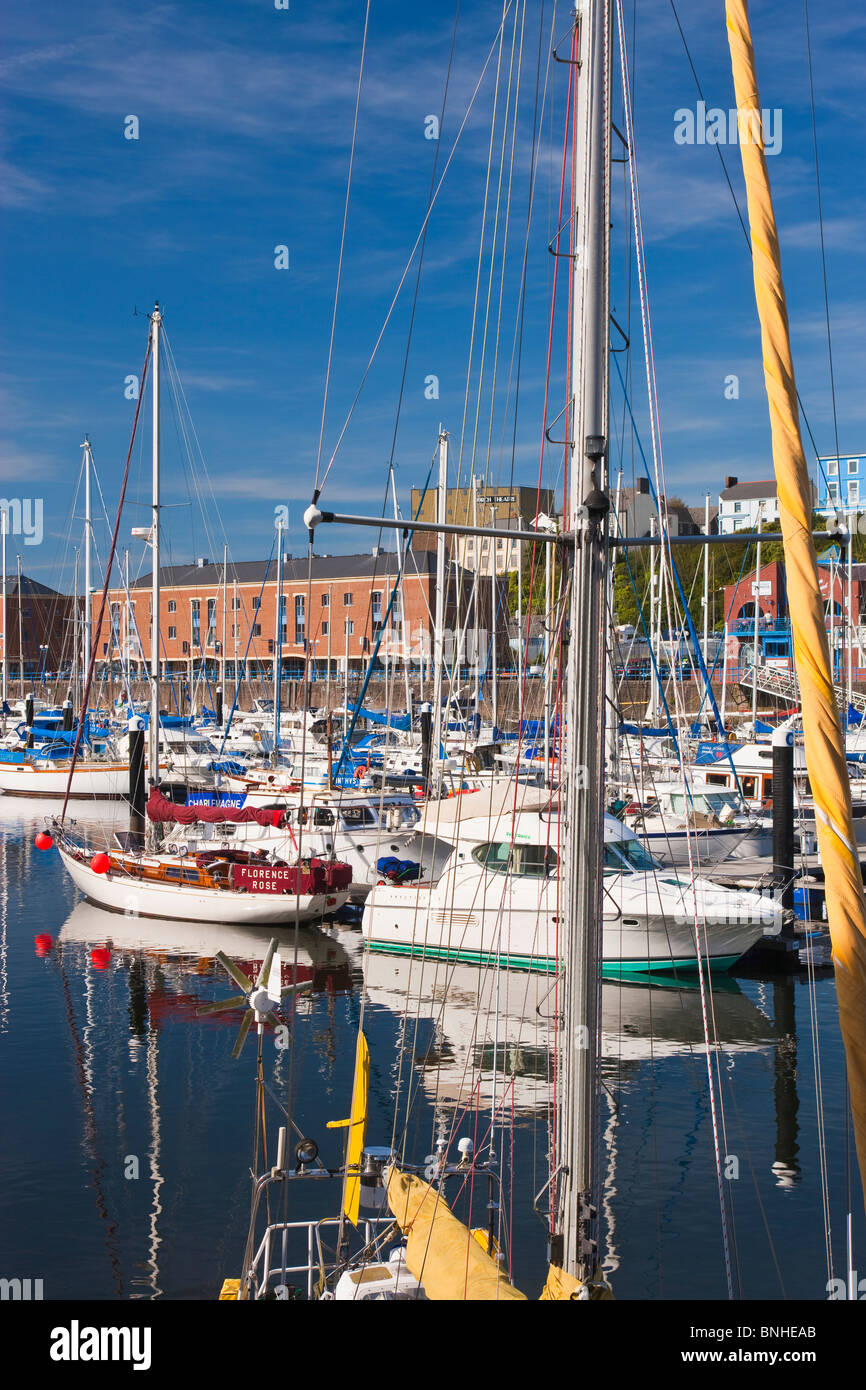 Milford Haven Pembrokeshire, Wales Stock Photo