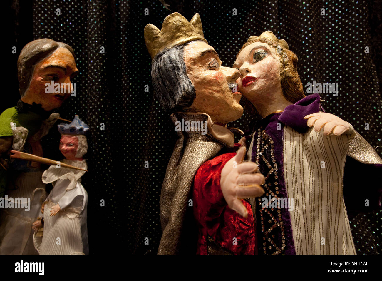 puppets displayed at the museum of Puppets which aims to